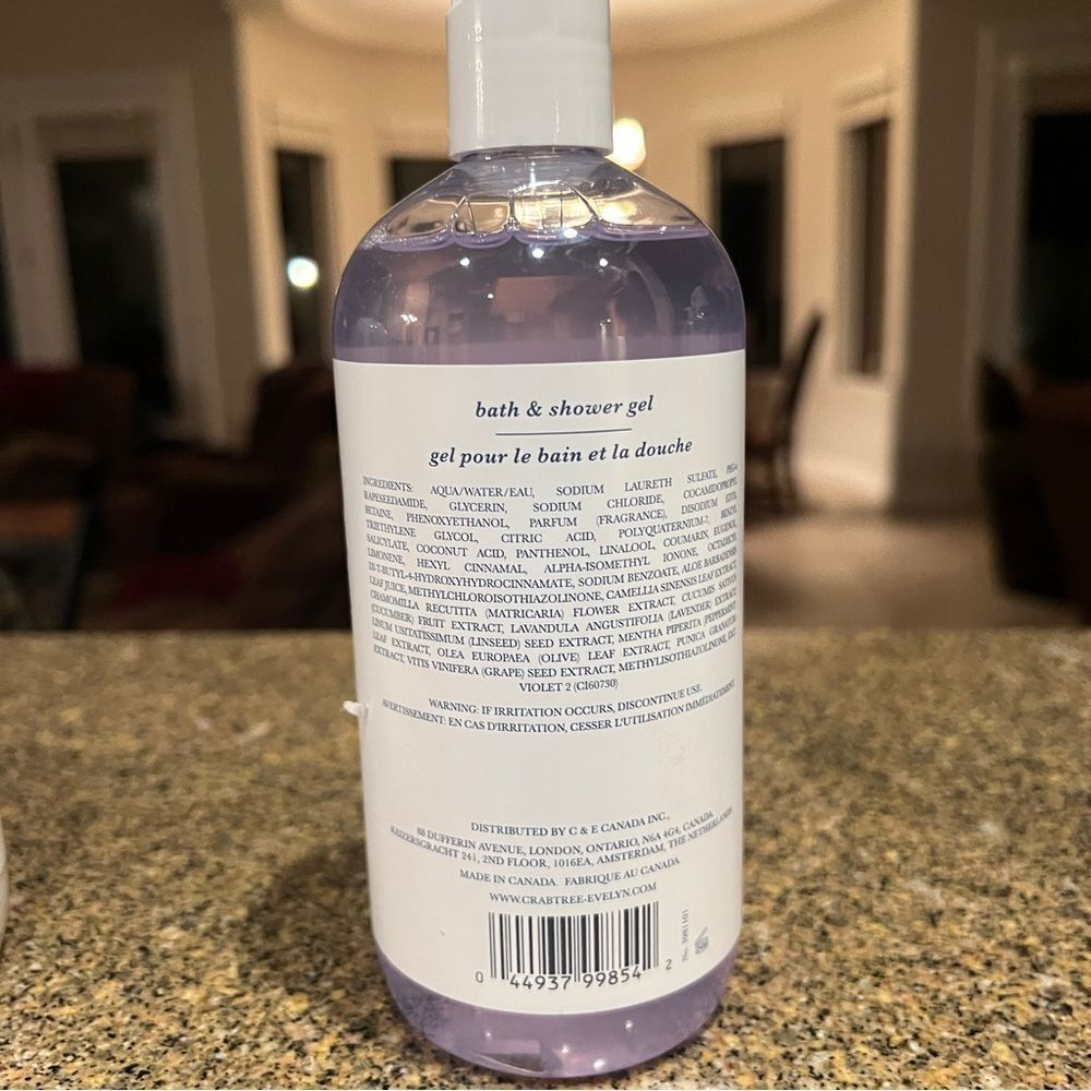 CRABTREE &EVELYN NANTUCKET BRIAR BODY LOTION, BODY WASH (2PIECES) 16.9FLOZ EACH - Picture 5 of 5